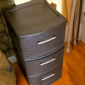 PLASTIC STORAGE 3 DRAWER